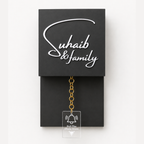 Matte Black with Brass Chain Calling bell switch