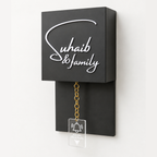 Matte Black with Brass Chain Calling bell switch