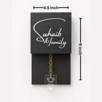 Matte Black with Brass Chain Calling bell switch