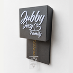 Ash Grey with Brass Chain Calling bell switch