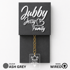 Wired Ash Grey With White Rope Calling Bell Switch