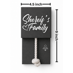 Wireless Ash Grey With White Rope Calling Bell Switch