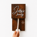 Wooden Texture Rope Calling bell switch